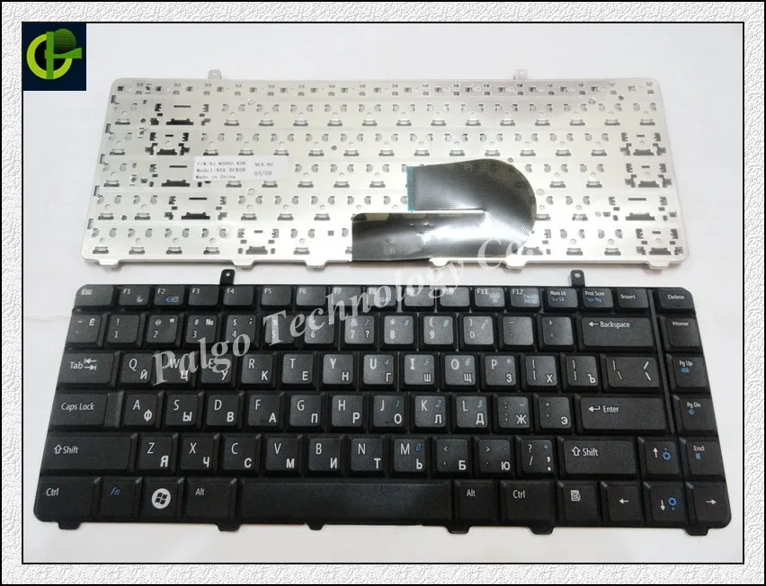 Русская клавиатура для Dell A840 A860 Vostro 1014 1015 1088 PP37L R811H 0R811H R818H 0R818H PP38L RU черный V080925BS1 - изображение