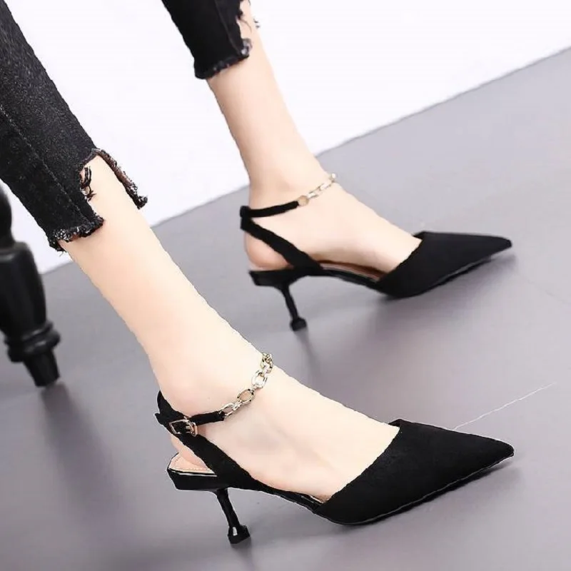 

2019 new pointed stiletto heels