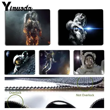 

Yinuoda Top Quality Astronaut Unique Desktop Pad Game Mousepad Size for 18x22cm 25x29cm Rubber Mousemats