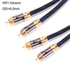 HIFI 1m,1.5m,2m,3m,5m HIFI 2 Phono RCA to Twin Phono Cable stereo audio cable 2 RCA male to 2 RCA male  Audio stereo cable ► Photo 1/6