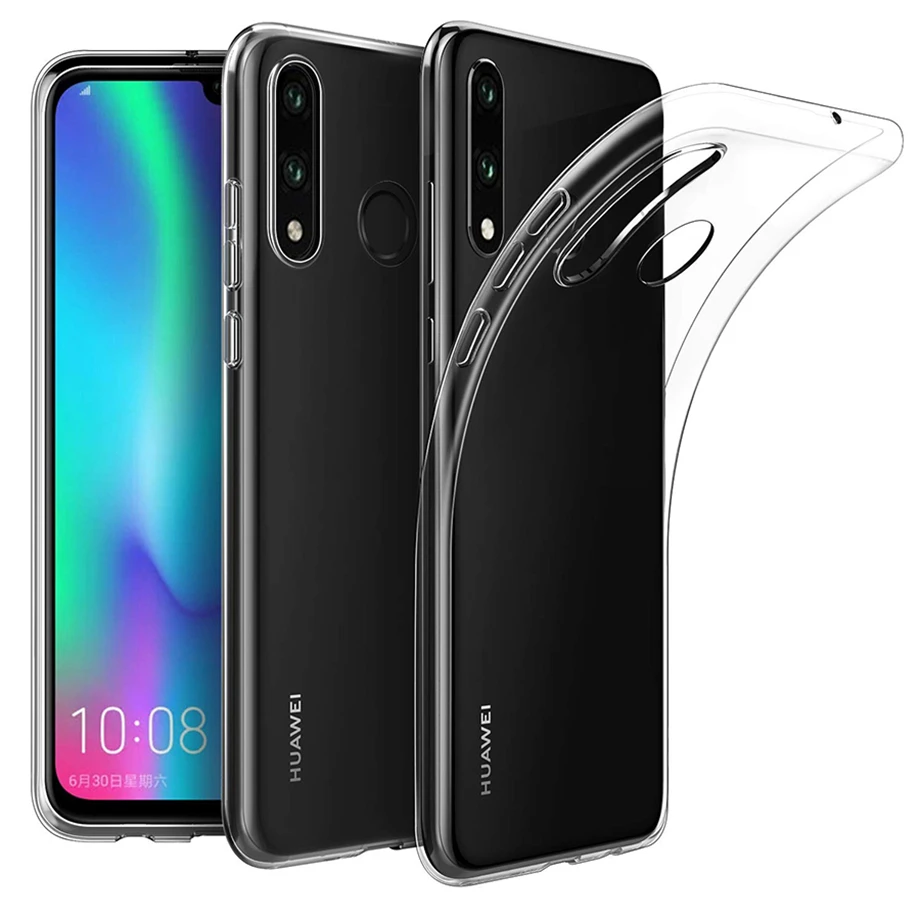 Чехол для huawei P30 Lite Pro TPU прозрачный чехол huawei P30 P20 mate 20 Lite 30 Pro P Smart Y9 Honor 8X 9X чехол мягкий силиконовый