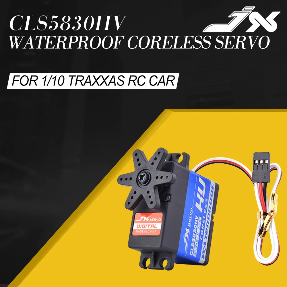 JX CLS5830HV 30 кг Полный металлический Водонепроницаемый HV Coreless Servo Для 1/10 TXR4 Rc4wd RedCat HPI