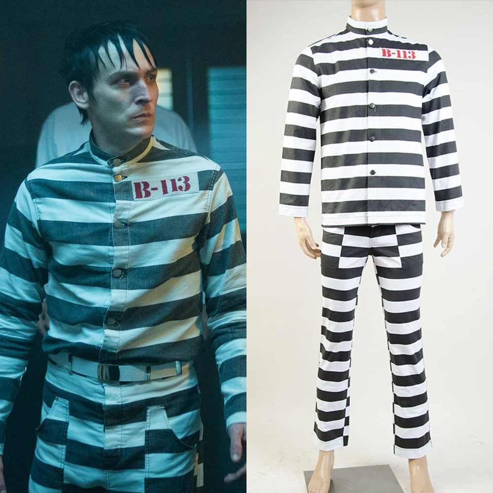 

Cosplay B-113 Arkham Prison Batman v Superman Gotham City 2 Penguin Oswald Cobblepot Full Sets Halloween Carnival Costume