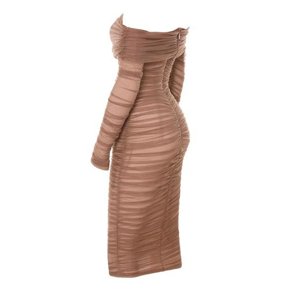 Сексуальное женское мини-платье с открытыми плечами, прозрачные сексуальные вечерние платья для ночного клуба, женская одежда z0719