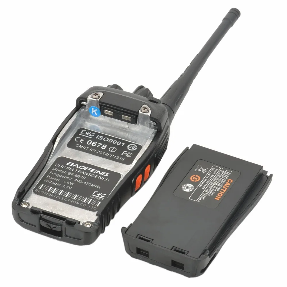 Рация BaoFeng BF 888S 2 шт. 16 каналов 5 Вт портативная любительская радиостанция