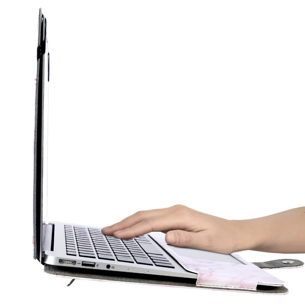MOSISO для Apple MacBook Pro 12 13 15 защитный чехол книжка из искусственной кожи с сенсорной