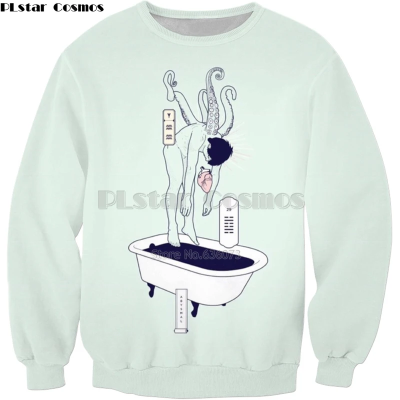 

PLstar Cosmos Brand clothing 2018 New Fashion Men Women sweatshirt Anime Funny pattern 3D Print casual Long sleeve pullover
