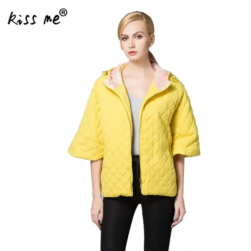 Fashion Women Hoodies Coat 2018 Autumn Half Sleeve Hooded Jacket Women