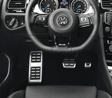 STYO для VW Golf 7 MK7 2014 крышка педали из нержавеющей стали наклейка на крышку тормоз