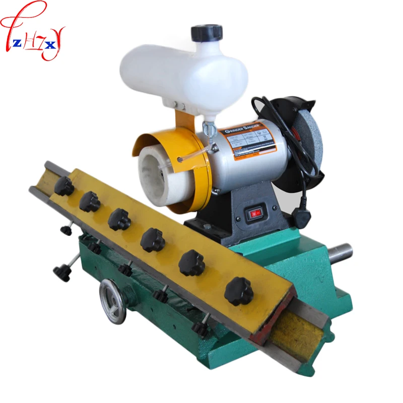 220V 0.56KW 1 adet tezgah düz kenar taşlama makinesi MF206 düz bıçak ağaç İşleme bıçak bileme makinesi