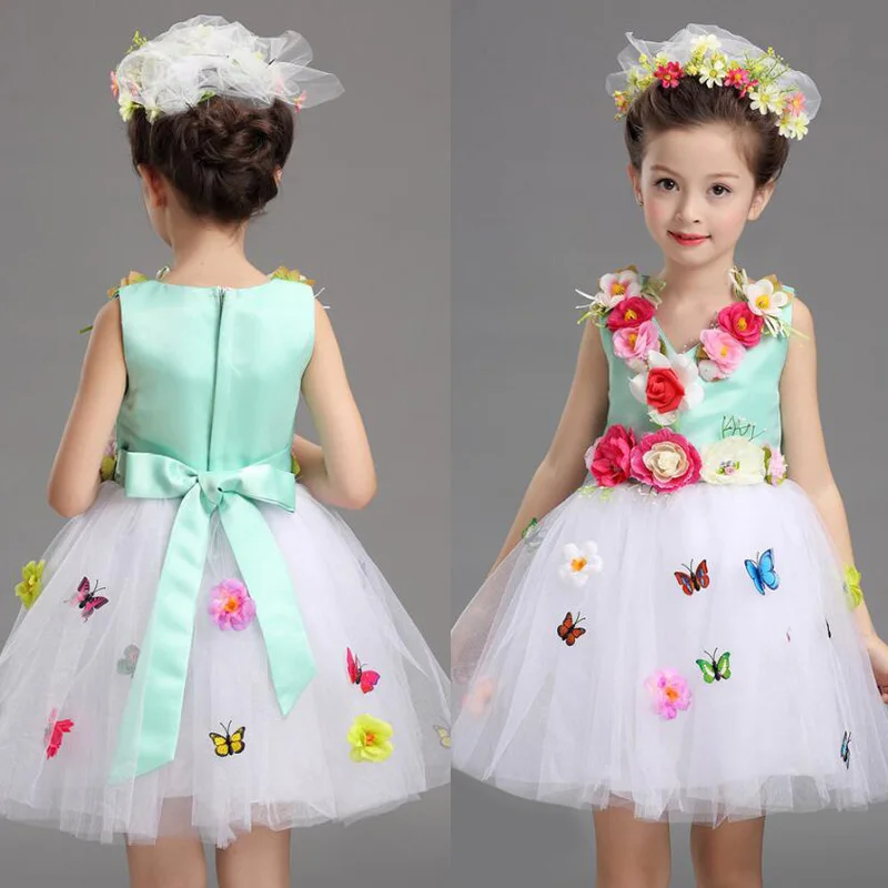 Girls Sequined Ballet Dance wear dress Kids Party Ballroom Stage dancing fancy Dress Children's Performance Jazz tutu dress