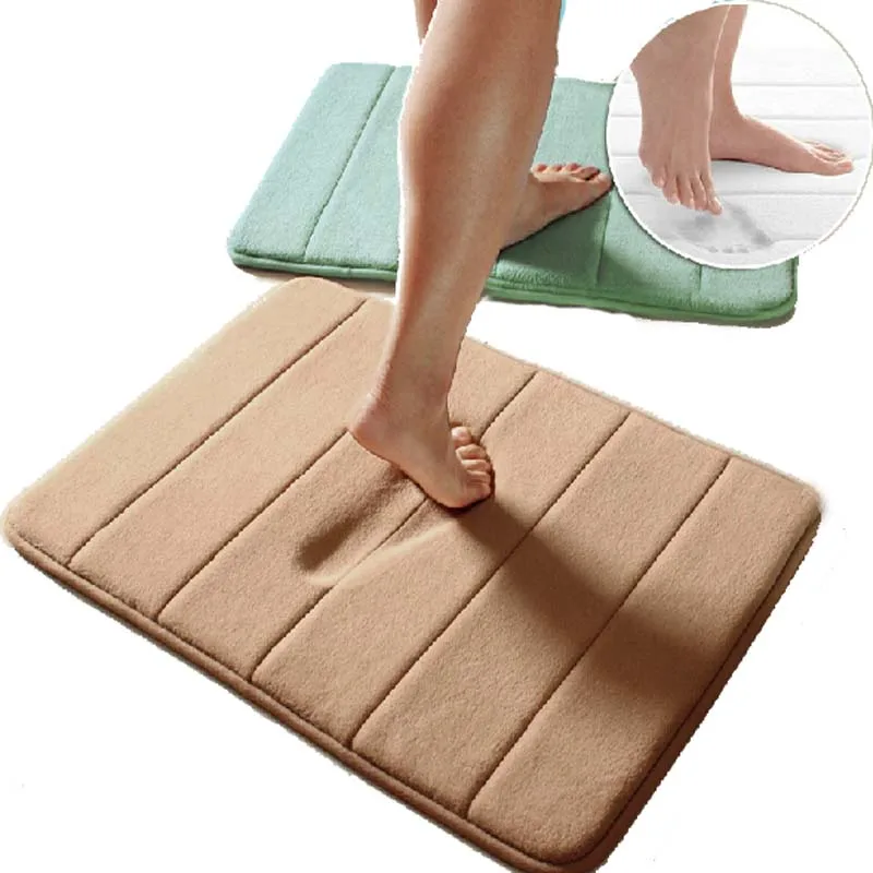 Buy Slow rebound sponge coral velvet carpet door mat