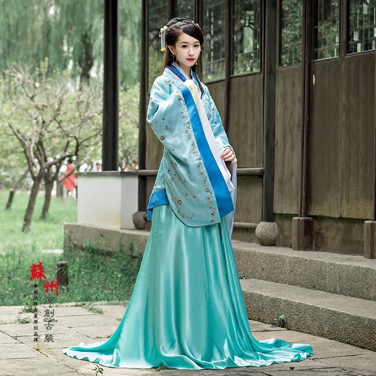 hanfu blue