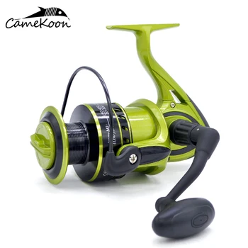 

CAMEKOON 9000/11000 Series Saltwater Spinning Fishing Reel 10+1 Bearings 8KG Max Drag Powerful Large Sea Boat Reel