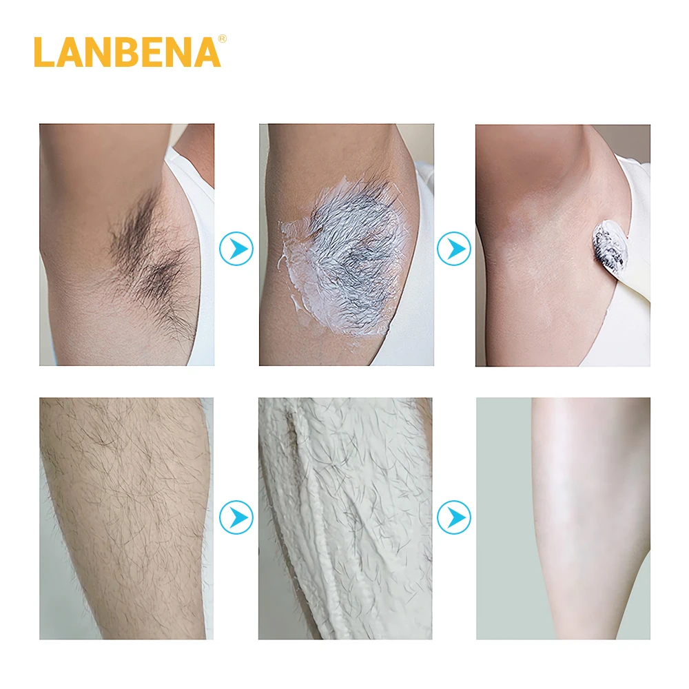 LANBENA волос крем для отбеливания удаления средство безболезненного Кремы
