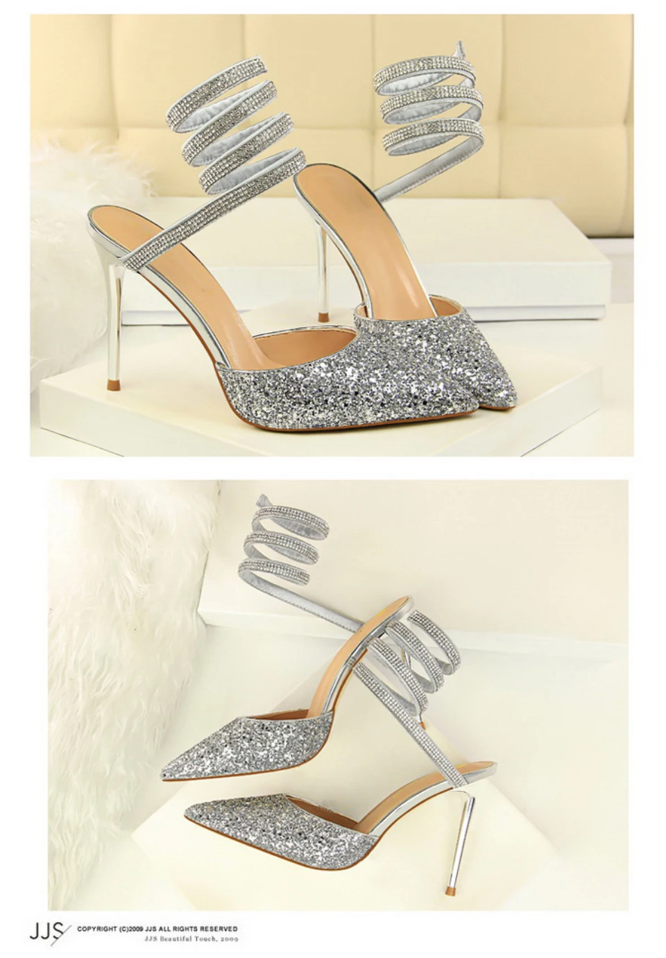 Plardin/Новые шикарные пикантные туфли на высоком каблуке для отдыха, женская обувь, туфли с объемным ремешком для вечеринки, свадебные туфли