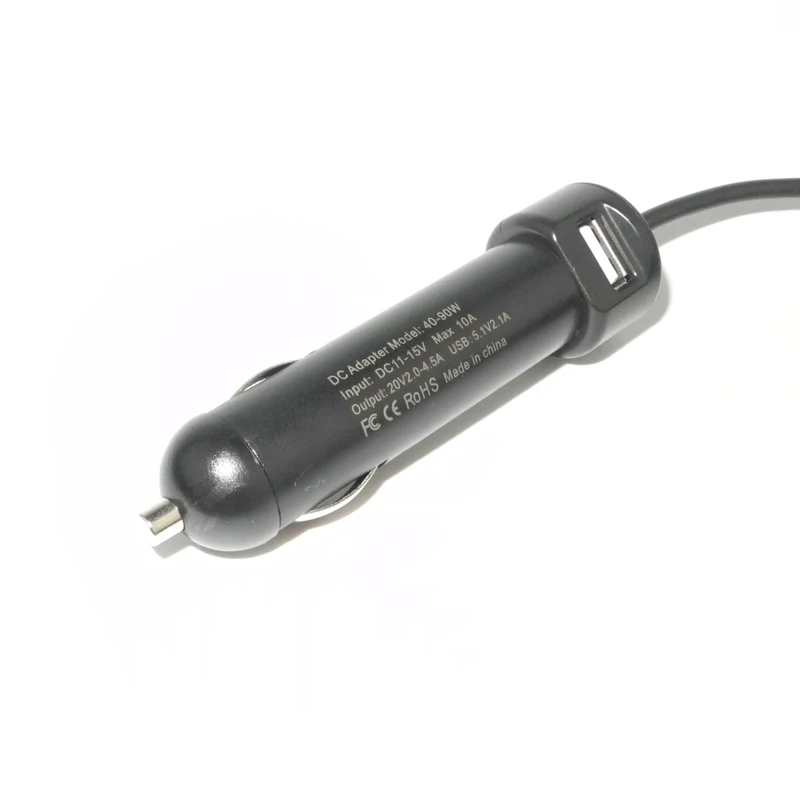 20V 3.25A 65W DC Автомобильное зарядное устройство адаптер питания для Lenovo Thinkpad T440p T460