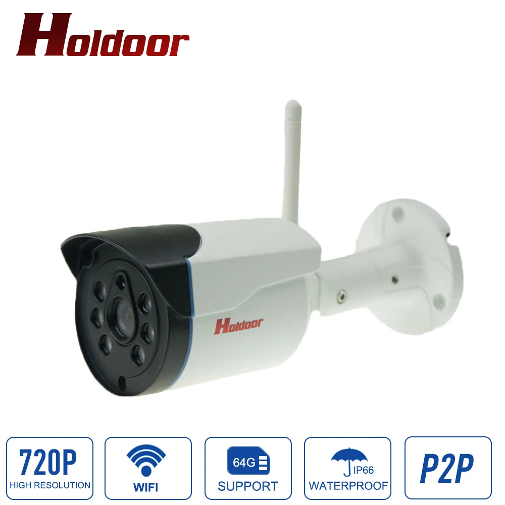 

Free Shipping 720P 1.0 MegaPixel IP wireless camera IR Night Vision P2P Wireless IP Camera Wifi Outdoor camera mini Waterproof