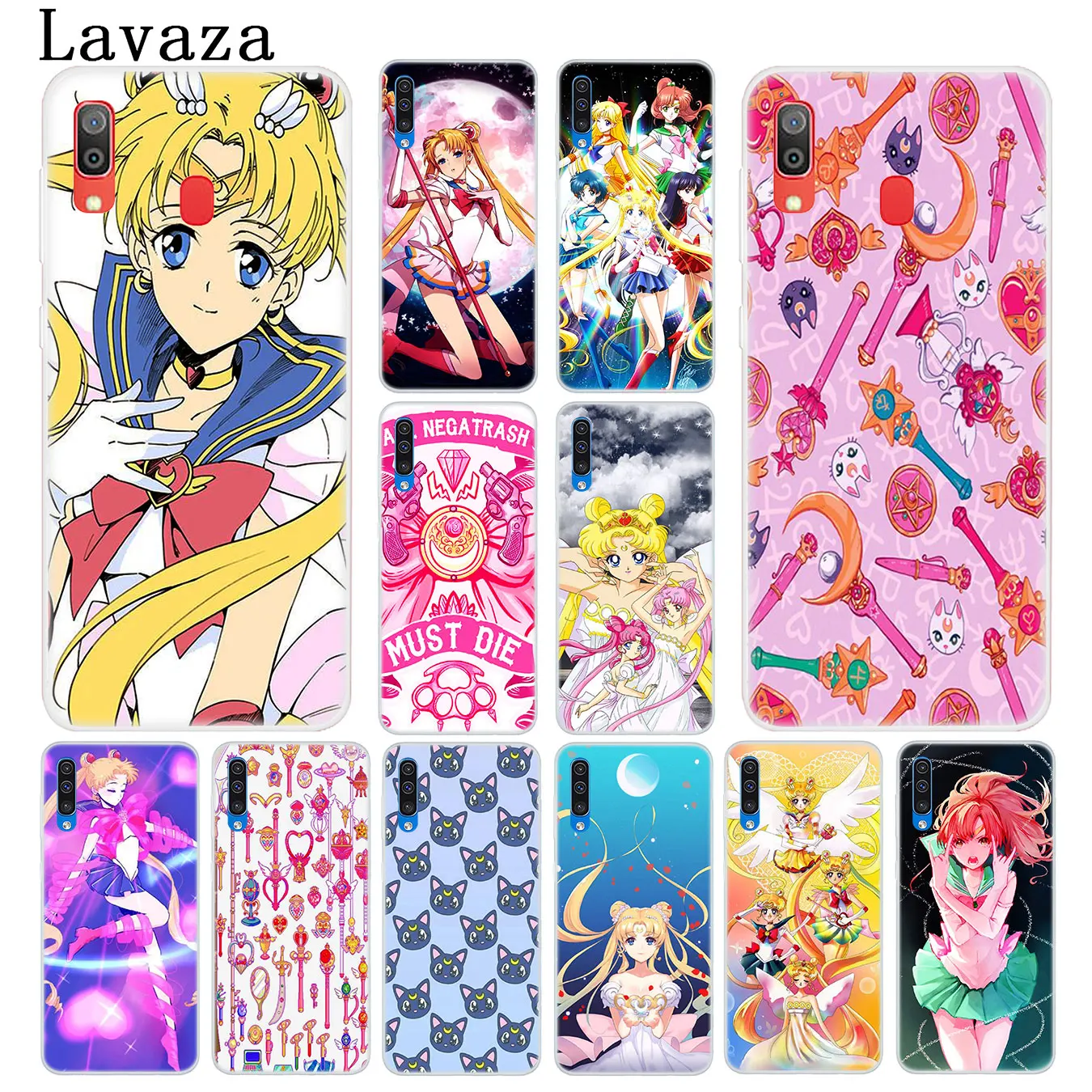 Чехол для телефона Lavaza Pretty Soldier Sailor Moon Bishoujo Samsung Galaxy A20E M40 M30 M20 M10 A10 A20 A30 A40 A50 A60 A70