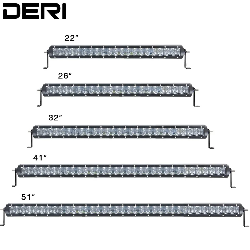 

5D 22 26 32 41 51 inch Straight LED Light Bar 12V 24V Combo Beam for Offroad Boat Car Truck ATV SUV 4WD 4x4 Work LED Lamp