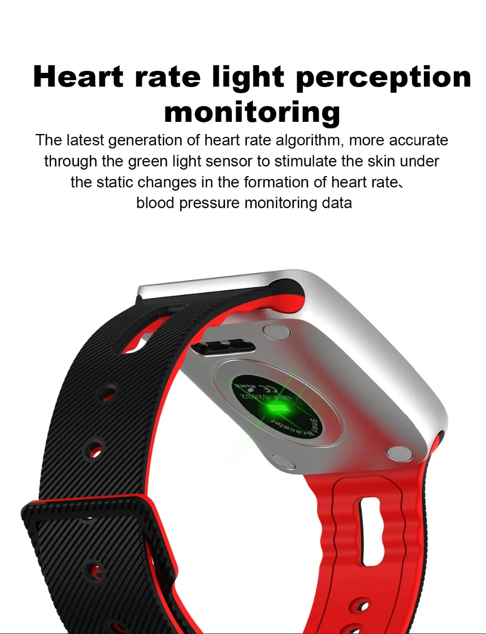 New Smart Wristband Heart Rate Fitness Tracker Bracelet N8 Blood Pressure Oxygen Monitor Sport Watch for iPhone X 8 Plus 7 Plus