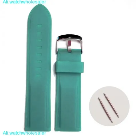 22mm Day Sky Blue Silicone Jelly Rubber Unisex Watch Band Straps WB1054S22JB