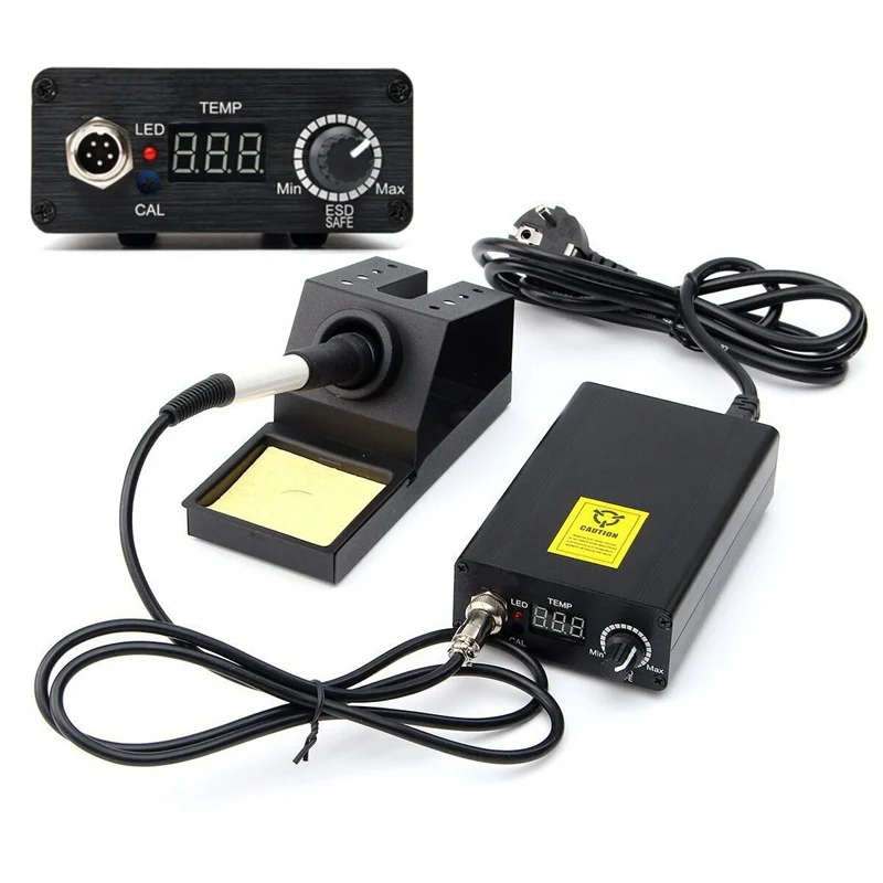 

High Quality Digital Adjustable Temperature Soldering Iron Station Welding Solder +T12 Handle Solderings Iron Welding Machine