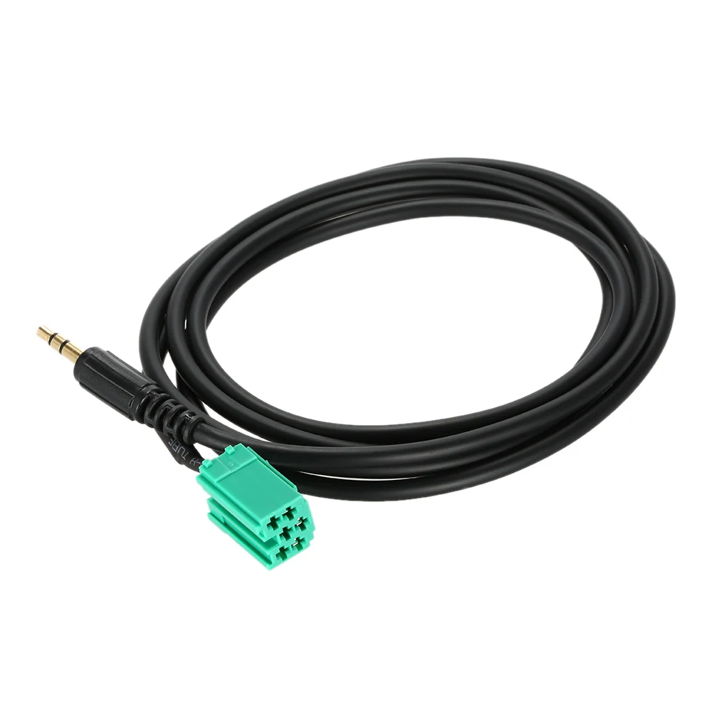 Biurlink радио Aux кабель аудио вход провода для Renault Updatelist - Название цвета: only male cable