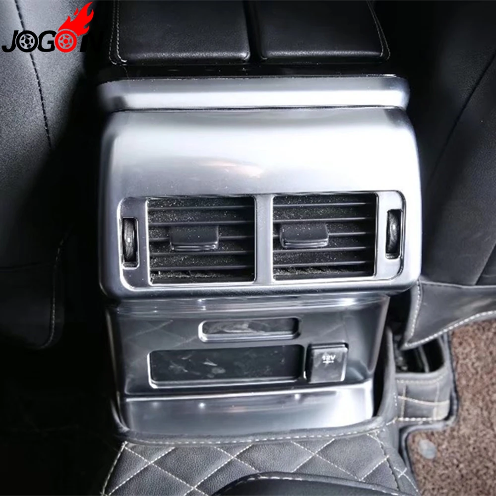 

Interior Central Armrest Rear Seat Air Condition AC Vent Outlet Cover Trim Frame For Land Rover LR Range Rover Velar 2018