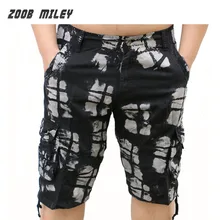 Мужские Военная униформа брюки-карго Шорты для женщин Новинка г. свободный крой мешковатые камуфляжные брюки-карго Шорты для женщин хлопок по колено тренировки повседневные брюки