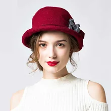 Новое поступление перо солнечное-теневое покрытие для Кепки Женская зимняя обувь Кепки складной шерстяная шляпа для девочек вне дорожная сумка Кепки шерстяные кожанные шапки B-7841