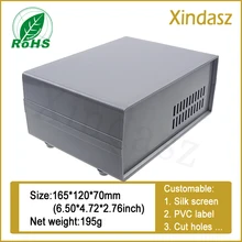 Пластиковый настольный корпус, пластиковая коробка для проектора, корпус из АБС-пластика, настольная электрическая панель 165*120*70 мм