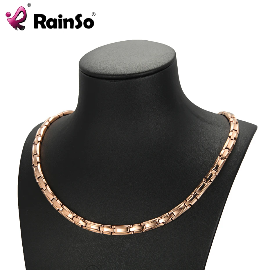 RainSo Bio Energy Necklace Germanium Healing Power Necklaces