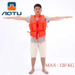 AOTU бренд полиэстер взрослых спасательный жилет Универсальный Одежда заплыва на лодках лыжи дрейфующих пены жилет с Свистки предотвращения