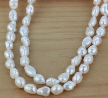 

single stradns 12-13mm south sea white baroque pearl necklace 40inch