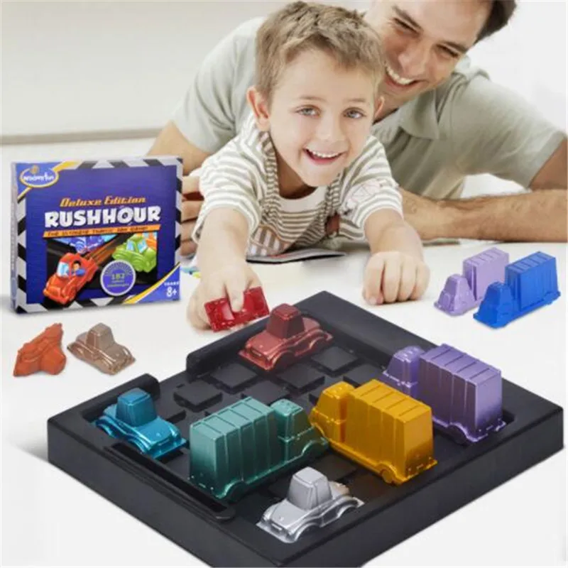 

Rushhour Traffic jam time Rush hour Playing children's thinking logic clearance game puzzle intelligence toy party game for kids