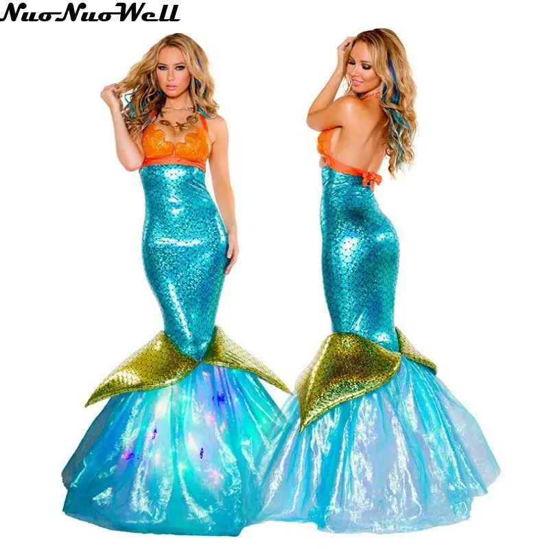 Buy Online Halloween Carnival Party Sexy Cosplay Costume Corset Adult Female Mermaid Uniform
