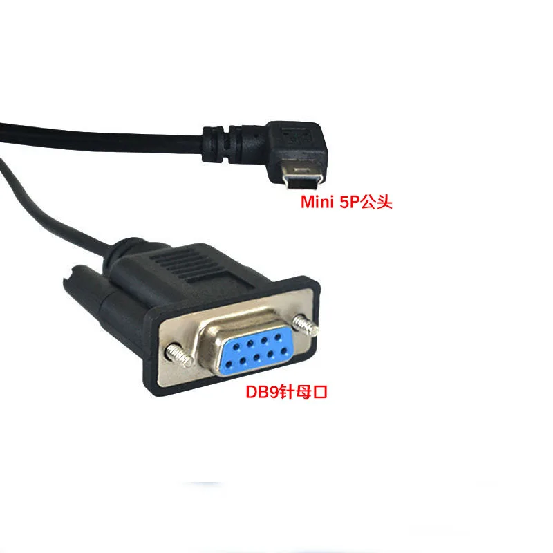 

1pcs 6FT Mini USB 2.0 Male to RS232 DB9 9 Pin Female Adapter Entension Lead Cable 6Ft