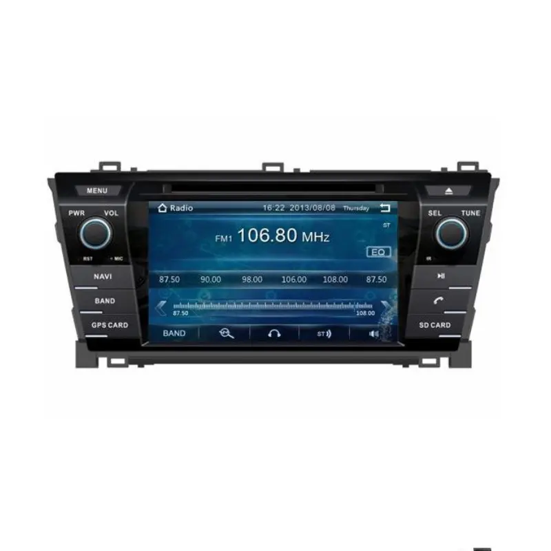 7 дюймовый автомобильный dvd плеер с GPS (опционально) аудио Радио стерео USB/SD AUX BT/TV