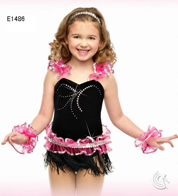 Girls Professional Latin Dance Dance Costumes Performance Costumes
