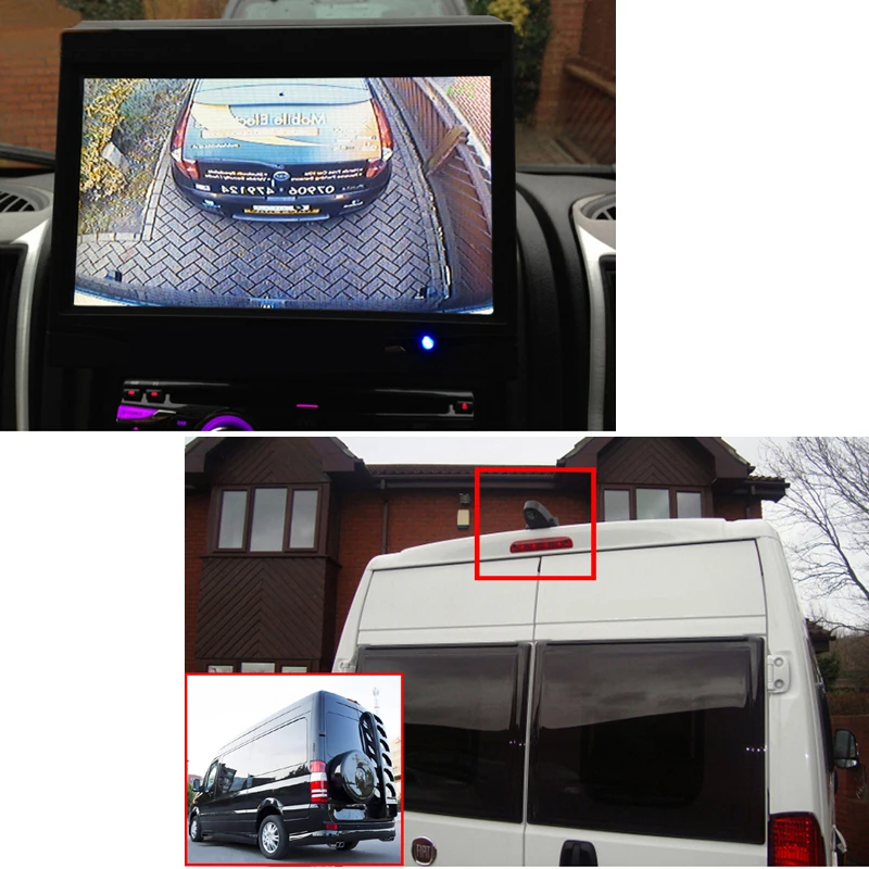 Автомобильный тормозной светильник GreenYi камера заднего вида для Mercedes Benz Sprinter VW Crafter CCD камера заднего вида HD ночного видения Водонепроницаемая
