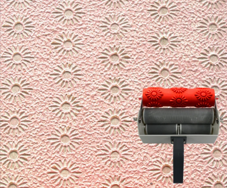 Houeholds em Relevo Rolo de Textura Molde para Decoração de Parede de 7 Novidade Polegada 124