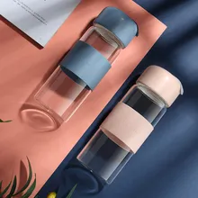 Термостойкая стеклянная чашка ins Женская корейская пара тренд креативный свежий и простой сувенирная кружка Студенческая Корейская версия