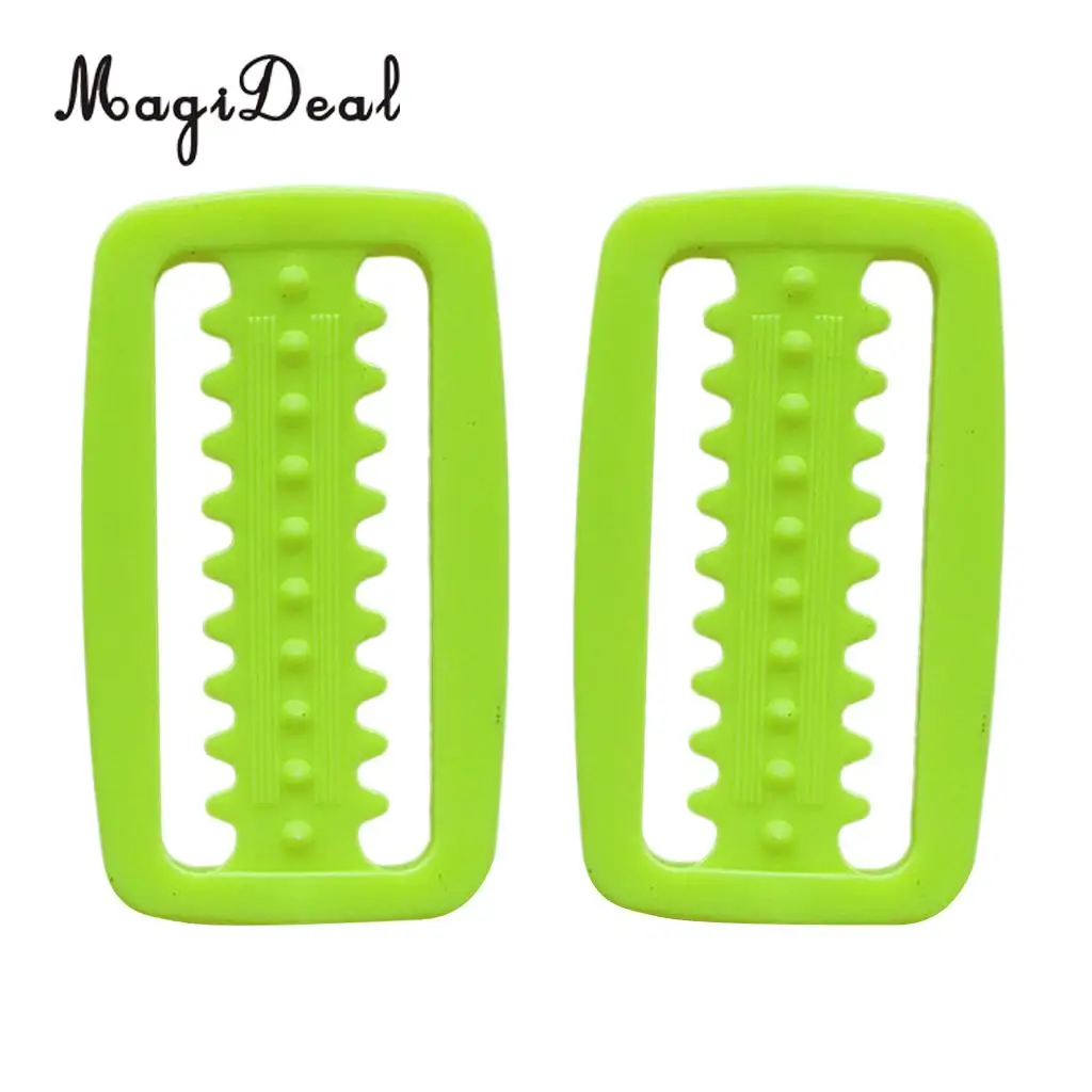 MagiDeal 2Pcs 2 inch Universal Weight Belt Keeper Retainer Stopper Slider for Underwater Scuba Diving Snorkeling Free Diving