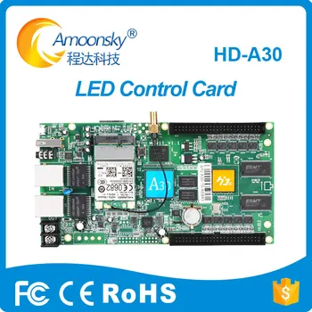 

HD-A30 with wifi controller huidu new product led display special for small dot pitch display