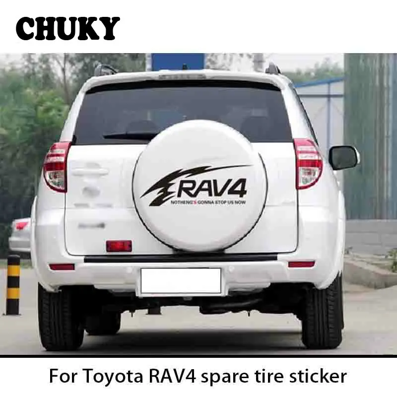 BOOMBLOCK Автомобильная задняя запасная шина Украшение колеса Наклейка для Toyota RAV4
