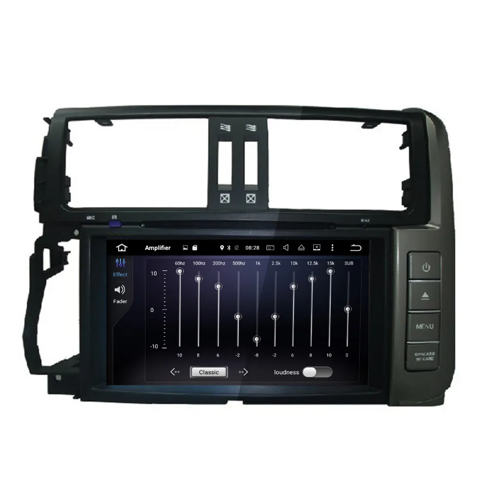 Discount COIKA Octa Core Android 8.0/9.0 Car DVD Player For Toyota Land Cruiser Prado 2010-2013 Mirror Screen GPS Navi WIFI DVR AUX BT 4G 5