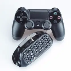 Mini Bluetooth PS4 игровой контроллер беспроводной клавиатуры Портативный складной Ultra Slim Карманный алюминиевый сплав клавиатуры