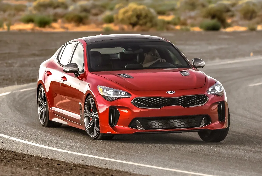 Автомобильные аксессуары для KIA Stinger, углеродное волокно, боковое зеркало, покрытие, наклейка на тип, глянцевое волокно, комплект заднего вида, гоночная отделка, часть