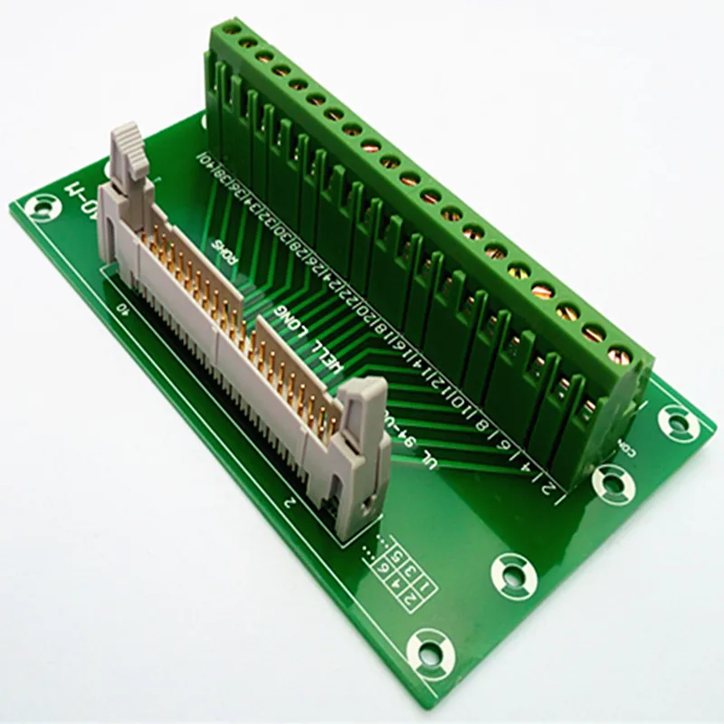IDC40 2x20 штифтов 0 1 "штыревой секционный щит клеммный блок разъем.|terminal block|connector